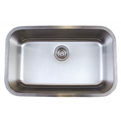 Nantucket Sinks 28 x 18 Zero Radius Large Single Bowl Undermount