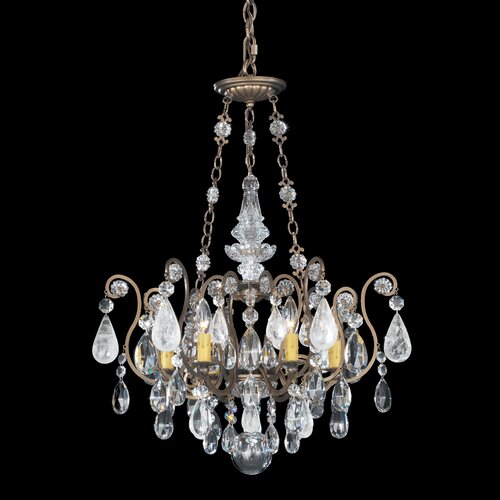 Schonbek Renaissance Rock Crystal 6 Light Chandelier