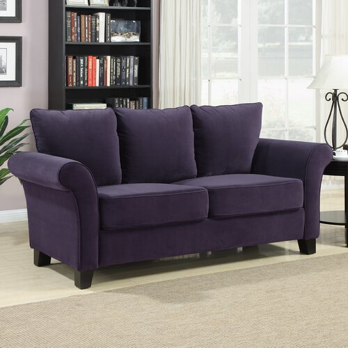 Handy Living Milan Velvet Sofa