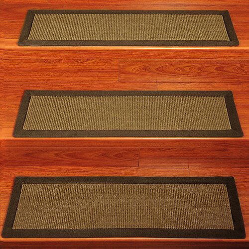 Natural Area Rugs  Contemporary Sisal Stair Tread (Set of 13)