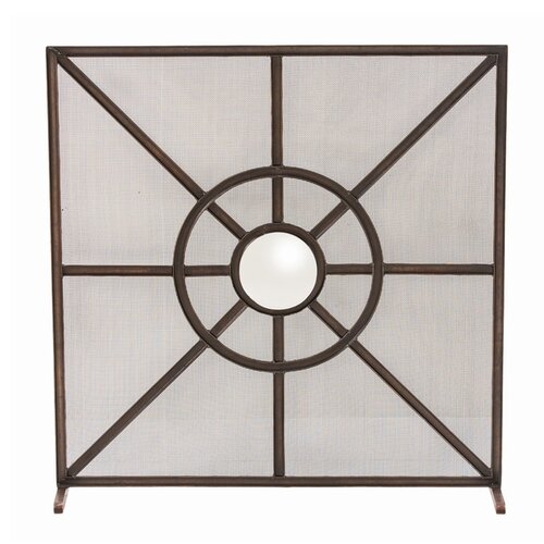 ARTERIORS Home Gemma 1 Panel Iron Fireplace Screen