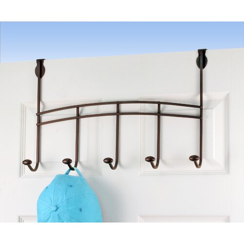 Spectrum Diversified Duchess Over the Door 5 Hook Rack