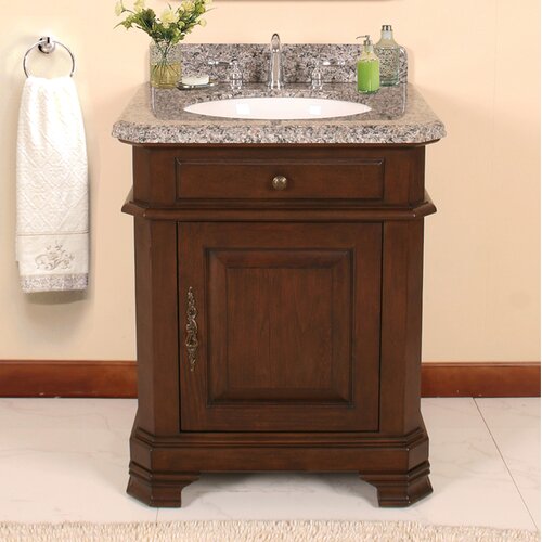 Lanza Perkin 28 Vanity Set with Backsplash & Matching Mirror