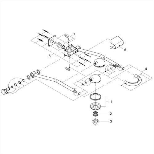 Grohe Freehander Shower Head   27007000