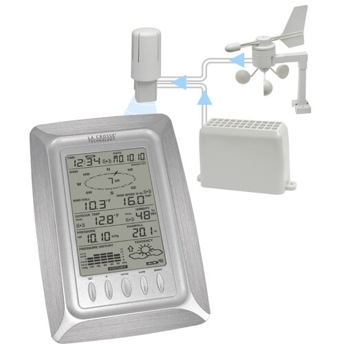 La Crosse Technology Professional Weather Center in Aluminum