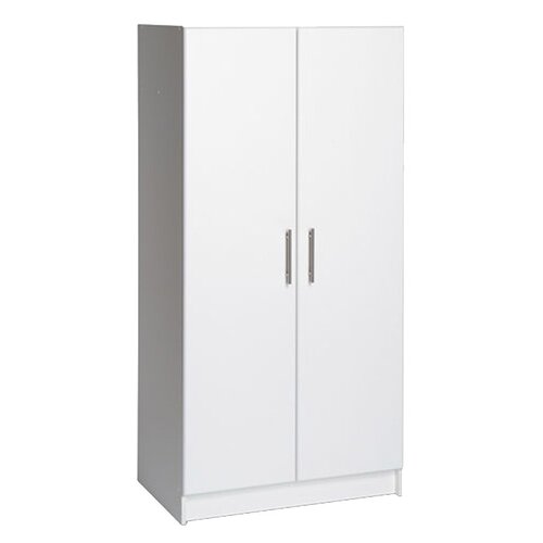 Prepac Elite Garage/Laundry Room Wardrobe Cabinet with Top Shelf and