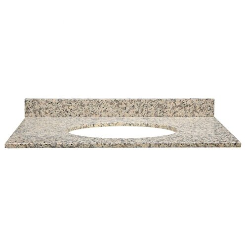 DecoLav Jordan 31 x 22 x 0.75 Granite Vanity Top with Backsplash