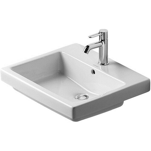 Duravit Vero Semi Recessed Bathroom Sink   03145500001 / 03145500301