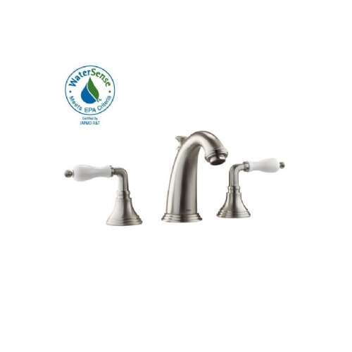 Jado Classic Widespread Bathroom Faucet with Double Porcelain Lever