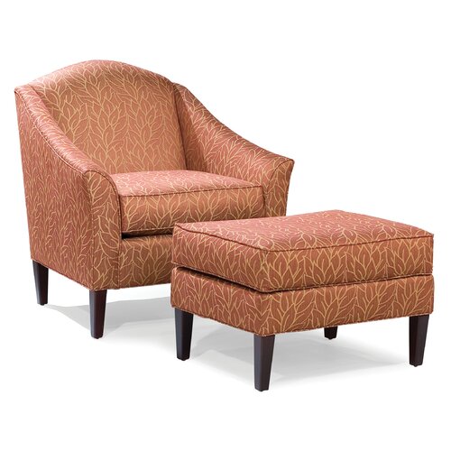 Fairfield Chair Tabor Transitional Chair and Ottoman