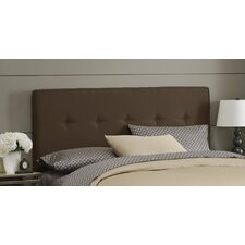 Tufted Leather Upholstered Headboard