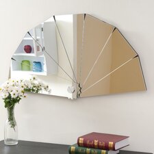 24.4 H x 44.2 W Sora Modern Fan Mirror