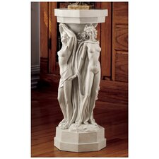 Maenads Sculpture Pedestal Plant Stand