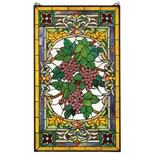 Design Toscano Fruit of the Vine Stained Glass Window