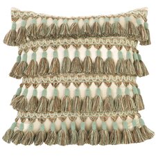 Fortune Synthetic Pillow with Tassel Fringe