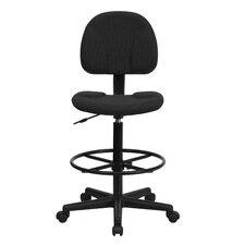 Height Adjustable Drafting Stool with Two Cylinder