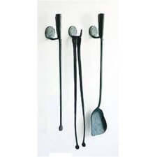 Ferro and Fuoco 3 Piece Iron Fireplace Tools