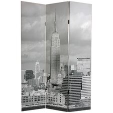 70.88 New York Scenes 3 Panel Room Divider