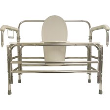 Bariatric Bedside Commode with Swing Away Arms