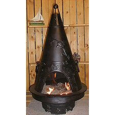 Garden Style Chiminea with Gas Kit