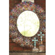 Majestic Mirror 45 H x 33 W Mixed Media Beveled Mirror