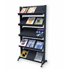 Large Single Sided Literature Display in Black