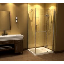 Pivot Door Frameless Shower Enclosure