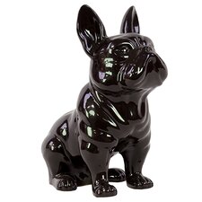 Woodland Imports Scintillating Bright Ceramic Dog Figurine