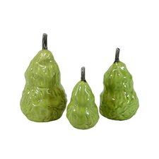 Ceramic Pears (Set of 3)