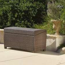 Managua Outdoor Wicker Storage in Neutral Brown