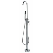 J16 Bath Series Floor Mounted Free Standing Bath Filler and Hand Sh