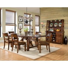 Legacy Classic Furniture Woodland Ridge Rectangular Trestle Pub Table