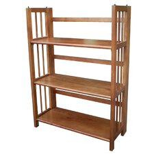 Tier Folding Bookcase