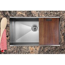 32 x 18.5 Zero Radius Single Bowl Kitchen Sink