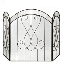 Panel Metal Fireplace Screen