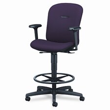 Contoured back and seat help to relieve back strain