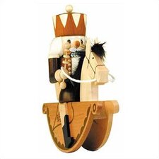 Equestrian King Nutcracker Nutcracker is finely crafted with rich wood