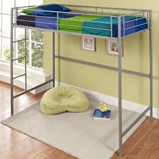 Metal Twin over Loft Bunk Bed