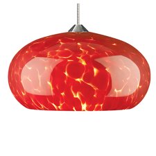 Meteor Frit 1 Light Monorail Pendant