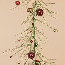 Glitter Pine Ball Garland