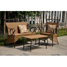 Valencia 3 Piece Patio Lounge Seating Group