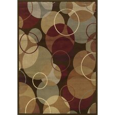 Darcy Brown/Gold Geometric Rug