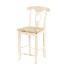 Unfinished Wood 24 Bar Stool