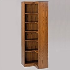 200 Signature Series 72 H Six Shelf Inside Corner Bookcase