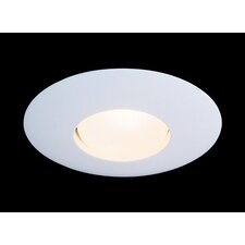 Recessed Light with Open Trim in White