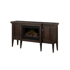 Upton Contemporary Convertible Electric Log Fireplace