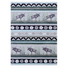 Wilderness Beige/Green Novelty Rug