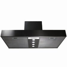 Yosemite Home Decor Insert Series 34.25 Stainless Cabinet Range Hood