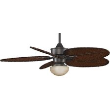 Light Rounded Linen Glass Ceiling Fan Light Kit