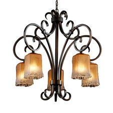 Victoria 5 Light Downlight Chandelier